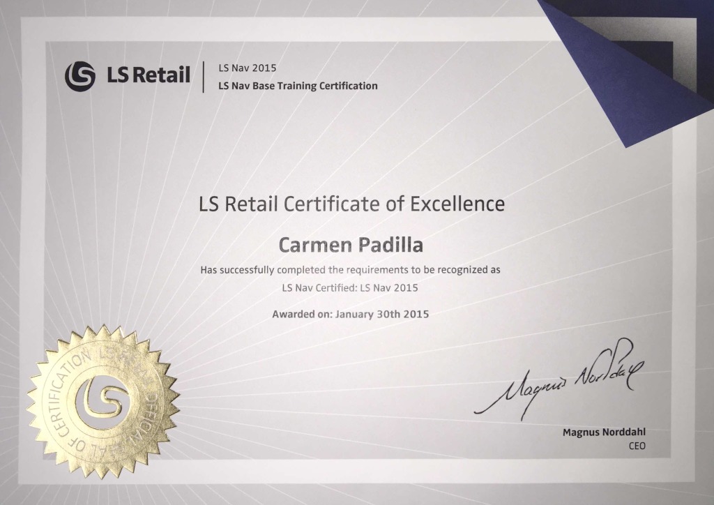 LS Retail 2015 Carmen Padilla