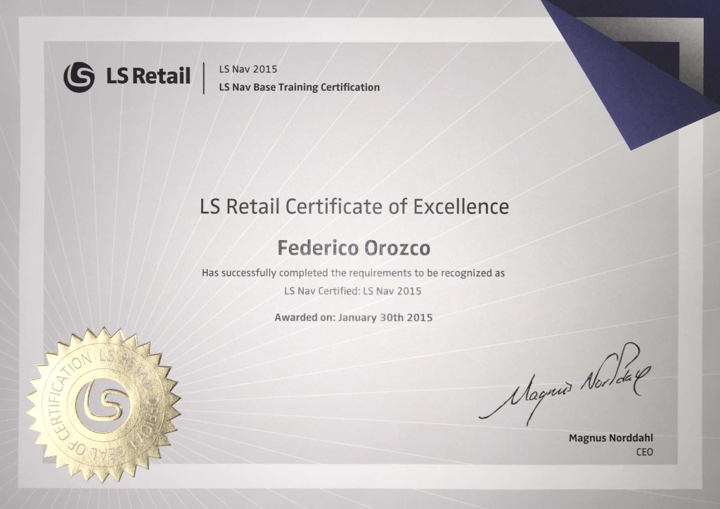 LS Retail 2015 Federico Orozco